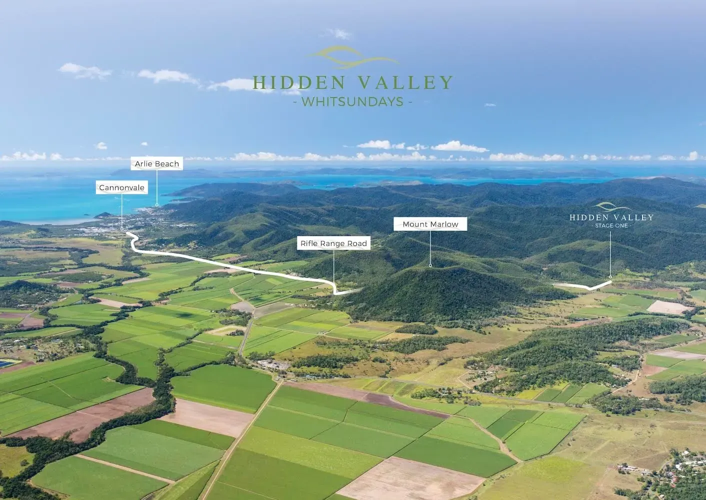 Aerial over Twin Creeks and the Hidden Valley community